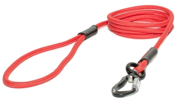 klassische Hundeleine TWIST mini - S - 115cm - rot